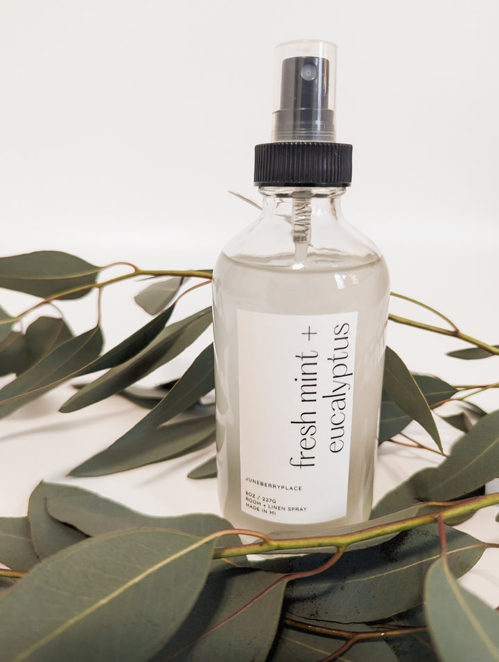 Fresh Mint + Eucalyptus Room and Linen Spray