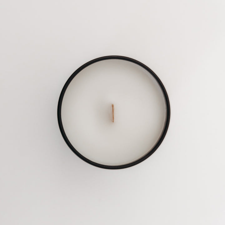 Palo Santo Soy Candle, top view