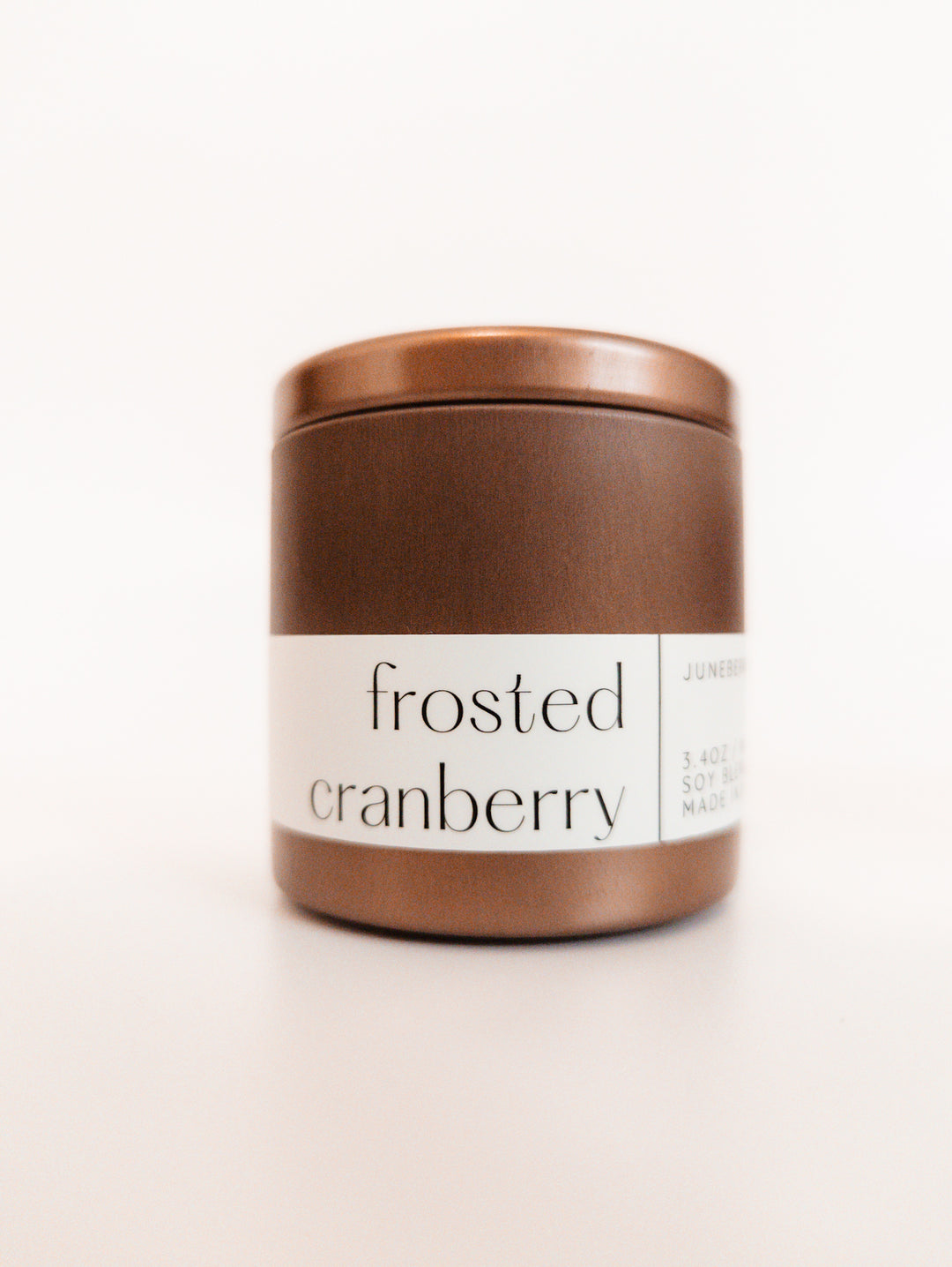 Frosted Cranberry Wood Wick Candle
