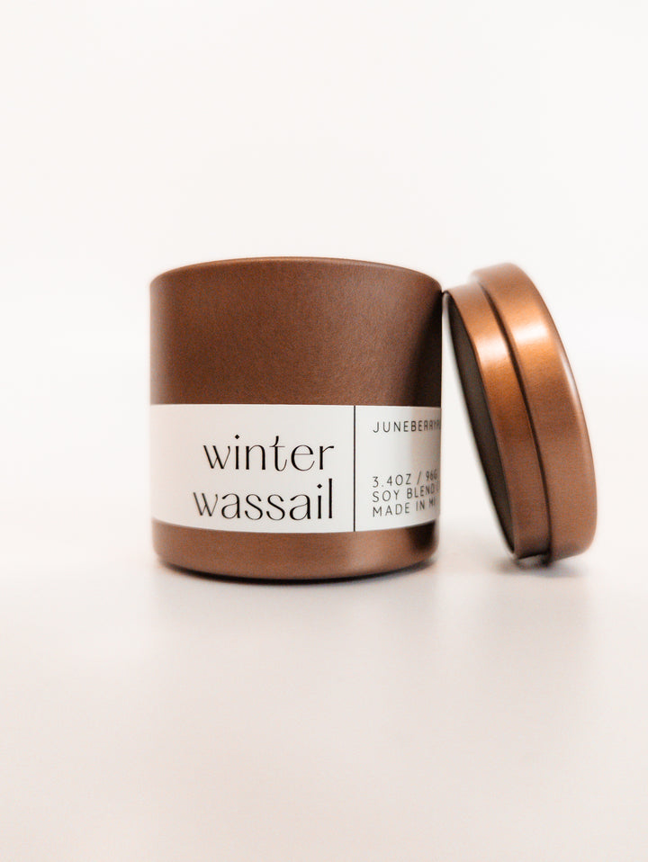 Winter Wassail Wood Wick Candle