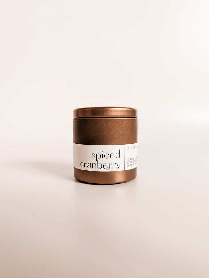 Spiced Cranberry Wood Wick Candle