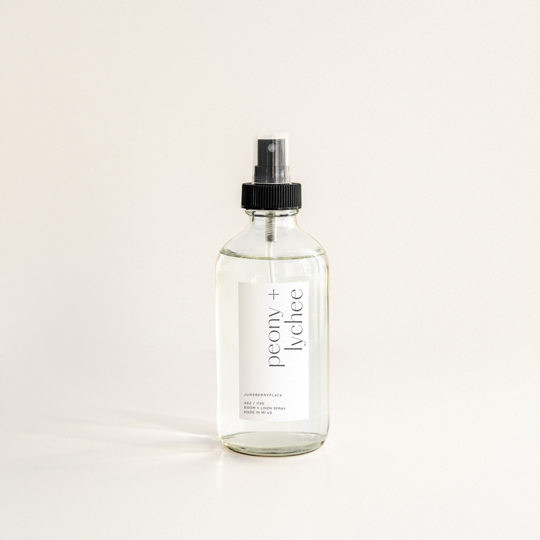 Peony + Lychee Room + Linen Spray