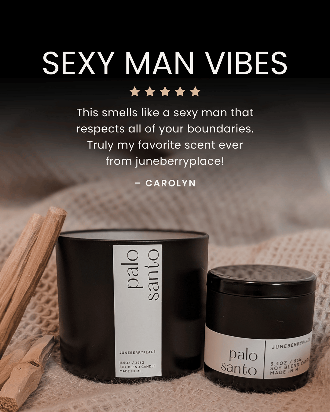 Palo Santo Soy Candle